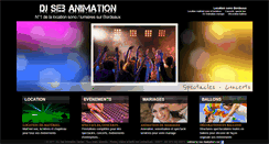 Desktop Screenshot of djsebanimation.com