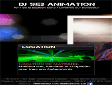 Tablet Screenshot of djsebanimation.com